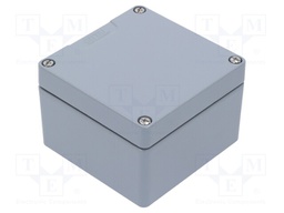 Enclosure: multipurpose; X: 120mm; Y: 122mm; Z: 80mm; GA; aluminium