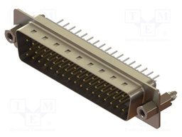 Connector: D-Sub; PIN: 50; socket; male; angled; THT; MHDD