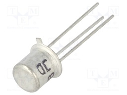 Transistor: PNP; bipolar; 45V; 0.2A; 0.3/0.75W; TO18; 10dB