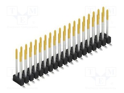 Connector: pin strips; pin header; male; PIN: 38; 2.54mm; SMT; 2x19
