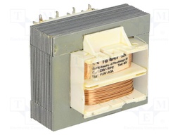 Transformer: mains; 4VA; 230VAC; 11V; 0.3A; Mounting: screw type