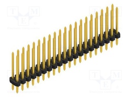 Connector: pin strips; pin header; male; PIN: 40; 2mm; THT; 2x20