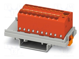 Splice terminal: rail; 17.5A; 500V; push-in; PA; 0.14÷2.5mm2