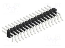 Connector: pin strips; pin header; male; PIN: 32; 2.54mm; SMT,THT