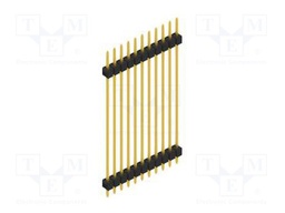 Connector: pin strips; pin header; male; PIN: 11; 2.54mm; THT; 1x11