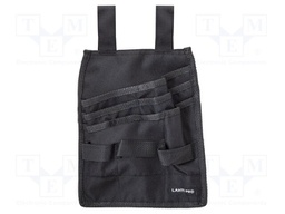 Tools pocket; black; poliester 600D; 2pcs.