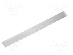 Cover for LED profiles; white; 2m; V: C; push-in