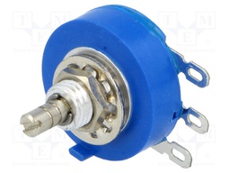 Potentiometer: shaft; single turn; 5kΩ; 2W; ±10%; 3.18mm; linear