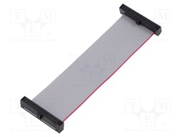 Ribbon cable with IDC connectors; Tape ph: 0.64mm; 76.2mm