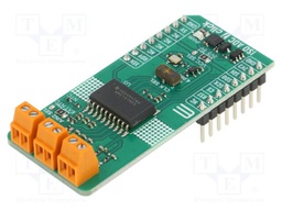 Click board; prototype board; Comp: AMC131M03DFMR; A/D converter