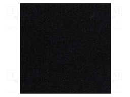 Upholstery cloth; Dim: 1500x700mm; black; D: 3mm