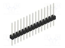 Connector: pin strips; pin header; male; PIN: 15; 2.54mm; THT; 1x15