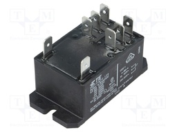 Relay: electromagnetic; DPDT; Ucoil: 120VAC; 30A; Series: T92; 950Ω