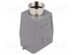 Enclosure: for Han connectors; Han; size 6B; for cable; for latch