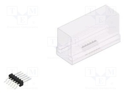 Connector: pin strips; pin header; male; PIN: 6; 1.27mm; SMT; 1x6