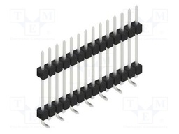 Connector: pin strips; pin header; male; PIN: 14; 2.54mm; SMT; 1x14