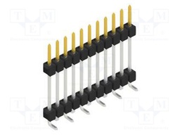 Connector: pin strips; pin header; male; PIN: 11; 2.54mm; SMT; 1x11