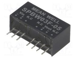 Converter: DC/DC; 3W; Uin: 9÷36V; 5VDC; Iout: 0÷600mA; SIP8; 4.8g