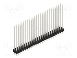 Connector: pin strips; pin header; male; PIN: 44; 2.54mm; THT; 2x22