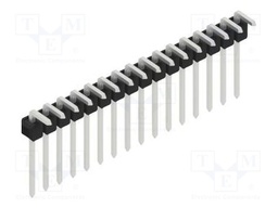 Connector: pin strips; pin header; male; PIN: 16; 2.54mm; THT; 1x16