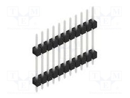 Connector: pin strips; pin header; male; PIN: 11; 2.54mm; THT; 1x11