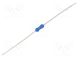 Resistor: metal film; THT; 287kΩ; 250mW; ±0.5%; 6.3x2.3mm; 15ppm/°C