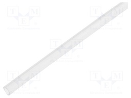 Insulating tube; Mat: silicone; transparent; -50÷200°C; Øint: 2mm