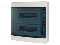 Enclosure: for modular components; IP65; white; No.of mod: 36