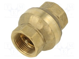 Check valve; G 3/4" internal; 16bar; brass; Medium: water