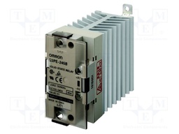 Relay: solid state; Ucntrl: 12÷24VDC; 35A; 100÷240VAC; G3PE