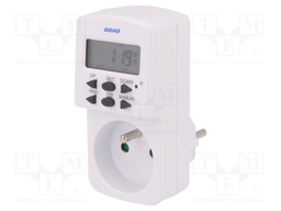 Programmable time switch; Range: 1min÷7days; 230VAC; IP20