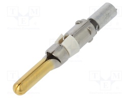 Contact; male; 16AWG÷14AWG; HR41; gold-plated; crimped; for cable