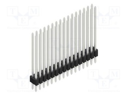 Connector: pin strips; pin header; male; PIN: 32; 1.27mm; THT; 2x16