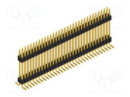 Connector: pin strips; pin header; male; PIN: 64; 1.27mm; SMT; 2x32