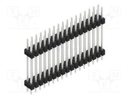 Connector: pin strips; pin header; male; PIN: 34; 2.54mm; THT; 2x17