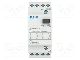 Relay: installation; bistable; NC x2 + NO x2; Ucoil: 110VAC; 16A
