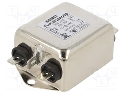 Filter: anti-interference; 300VAC; 10A; Leads: FASTON connectors