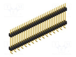 Connector: pin strips; pin header; male; PIN: 32; 1.27mm; SMT; 1x32