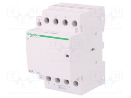 Contactor: 3-pole installation; NO x3; 230÷240VAC; 63A; DIN; ICT