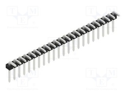 Connector: pin strips; pin header; male; PIN: 22; 2.54mm; THT; 1x22