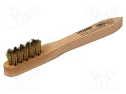 Brush; brass wire; Handle material: wood; for tips
