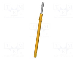 Test needle; Operational spring compression: 4mm; 8A; Ø: 1.3mm