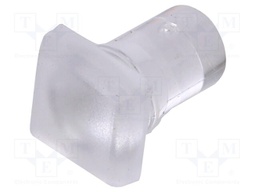 Fiber for LED; 5.8x5.8mm; L: 8.25mm; square; Front: flat; straight