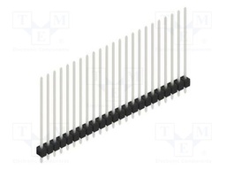 Connector: pin strips; pin header; male; PIN: 23; 2.54mm; THT; 1x23