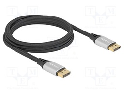 Cable; DisplayPort plug,both sides; DisplayPort 2.1; Len: 2m