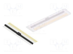 Connector: pin strips; pin header; male; PIN: 32; 2.54mm; SMT; 1x32