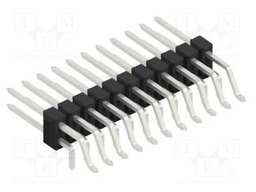 Connector: pin strips; pin header; male; PIN: 22; 2.54mm; SMT,THT