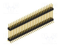 Connector: pin strips; pin header; male; PIN: 56; 2.54mm; SMT; 2x28