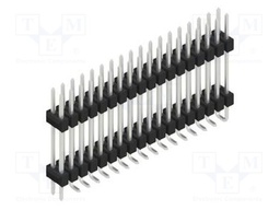 Connector: pin strips; pin header; male; PIN: 36; 2.54mm; SMT; 2x18