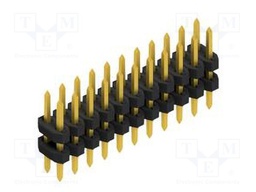 Connector: pin strips; pin header; male; PIN: 22; 2mm; THT; 2x11